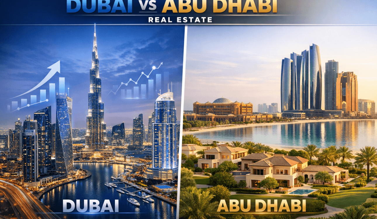 Comparing Dubai and Abu Dhabi Real Estate Markets: Growth, Luxury, and Investment Insights